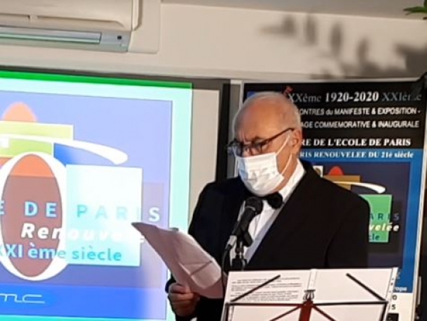 Allocution de M. Eugène German Président du Comité du Centenaire-Hommage à l'Ecole de PARIS 1920-2020