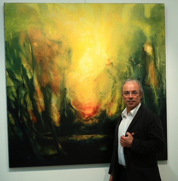 LE PEINTRE ABSTRAIT FRANÇOIS WEBER A VOCATION A DEVENIR UNE RÉFÉRENCE INTERNATIONALE