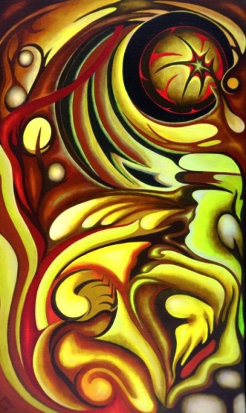PEINTURE ABSTRAITE  D'ALBÉRIC. HISTOIRE, ESTHETIQUE, SON STYLE ILLUMINE UNE MÉMOIRE DANS L'ART CONTEMPORAIN
