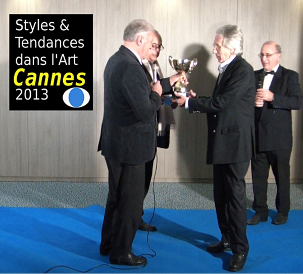 Pour son style, le peintre ALAIN DELIC  a obtenu le TROPHEE EUROPEEN 