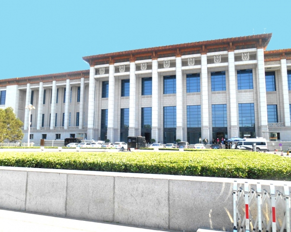 Le Musée National de Chine à Pékin, une architecture équilibrée, élégante, sobre et très fonctionnelle.
