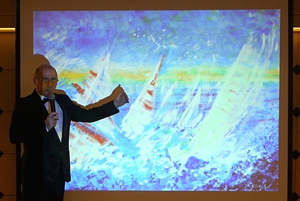 présentation de la peintre ELLHËA à PEKIN 2015