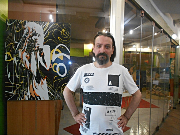 Le peintre Olivier VINET
