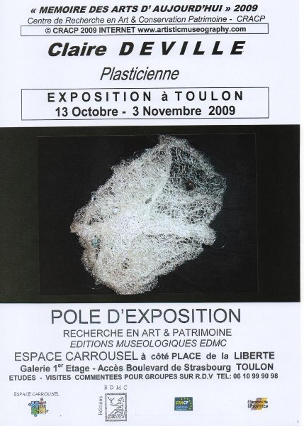 Avant-garde Claire Deville installe