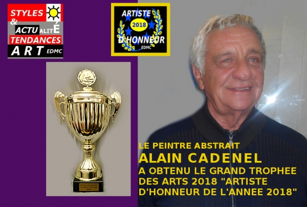 Alain CADENEL peintre contemporain abstrait 