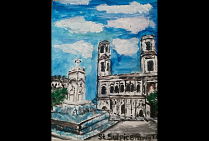 vue de PARIS, oeuvre de Toshio ASAKI, artiste peintre 