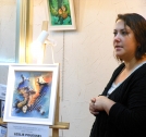  LESLIE POUESSEL, PEINTRE, FACE AU JURY DE 