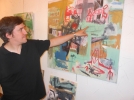LE PEINTRE SEBASTIEN FERRIS AVANCE A GRANDS PAS DANS LE SILLAGE  DES  MAITRES DE L'ART AFFIRMANT DE PLUS EN PLUS UN STYLE NOUVEAU ET PERSONNEL SOLIDEMENT CONSTRUIT