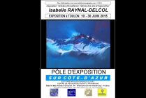 Isabelle RAYNAL DELCOL une abstraction épurée, des sensations loin du réel, de la matière. Artiste vitrailliste aussi, elle est unique dans son approche abstraite qui importe, fait migrer sur la toile des réhauts délicats d'éclats de vitraux. 