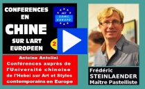 VIDEO - PRESENTATION EN CHINE DU MAITRE-PASTELLISTE FREDERIC STEINLAENDER 