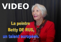 Vidéo BETTY DE RUS peintre abstraite