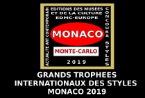 Bob CHATELAIN , peintre aquarelliste, Lauréat du Palmarès. Grand Trophée International des Styles Artistiques - Monaco 2019 